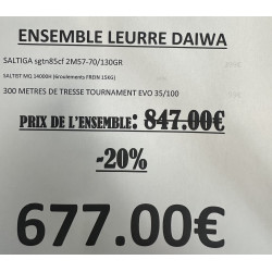 ENSEMBLE LEURRE DAIWA...