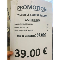 ENSEMBLE JUNGLE SPIN PECHE...