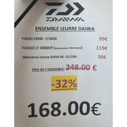 ENSEMBLE LEURRE DAIWA FUEGO...