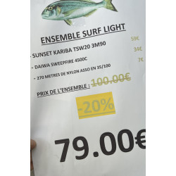 ENSEMBLE SURF LIGHT SUNSET...