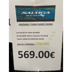 ENSEMBLE SALTIGA 80 TN + BG...
