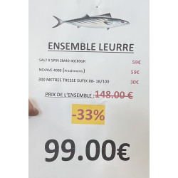 ENSEMBLE LEURRE SALT X SPIN...