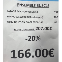 ENSEMBLE BUSCLE CATANA BOAT...
