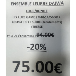 ENSEMBLE LEURRE DAIWA LOUP/...