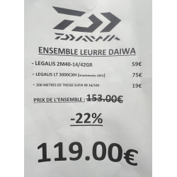 ENSEMBLE LEURRE DAIWA -...
