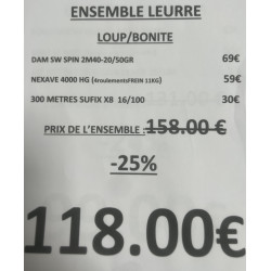 ENSEMBLE LEURRE LOUP /...