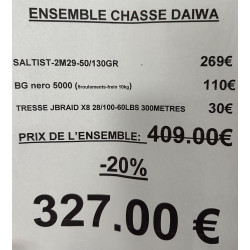 ENSEMBLE CHASSE DAIWA...