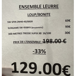 ENSEMBLE LEURRE LOUP /...