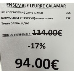 ENSEMBLE LEURRE CALAMAR...