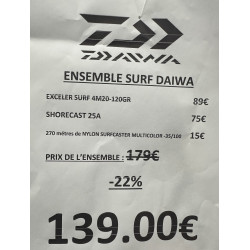 ENSEMBLE SURF DAIWA EXCELER...