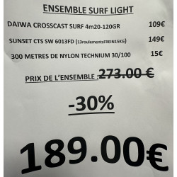 ENSEMBLE SURF LIGHT DAIWA...