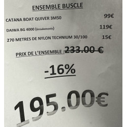 ENSEMBLE BUSCLE CATANA BOAT...