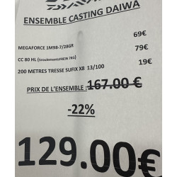 ENSEMBLE CASTING DAIWA...