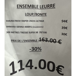 ENSEMBLE LEURRE LOUP /...