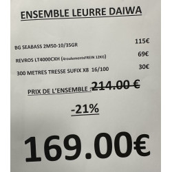 ENSEMBLE LEURRE DAIWA BG...