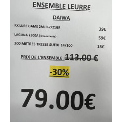ENSEMBLE LEURRE DAIWA RX...